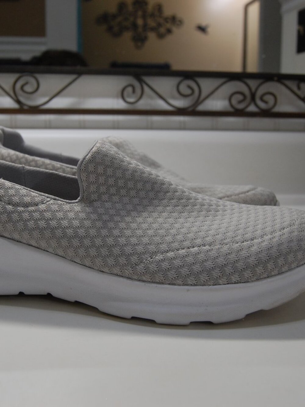 Skecher's Sport, grey, slip on shoes